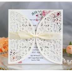 Marriage Invitation Card Laser Cut Paper Wedding Supplies Wholesale European Style